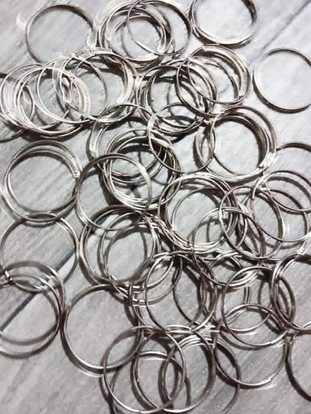 Bulk Silver Key Rings - Picture 2 of 3